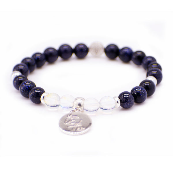 "You Got This" Sandstone Charm Bracelet